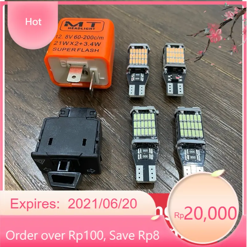 Combo Hazard Wave/Vision/Ab/ 4 Bóng T15 +Công tắc haza nháy 4 bóng + Chớp Nhanh Xịn