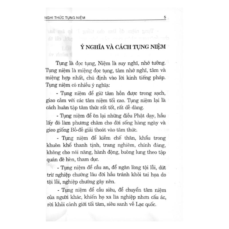 Sách - Nghi Thức Tụng Niệm (Hệ Phái Khất Sĩ) - Upali Books 1