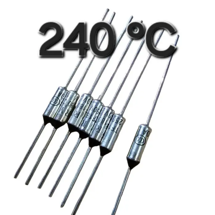 ( THERMOFUSE )   10A 250v TF C THERMAL FUSE HEATING ELEMENT PIUS STRIKA GOSOKAN MAGIC COM CUT OFF TERMOFUSE PEMANAS DINAMO  SEKRING KANAL GALVALUM TERMAL METAL BESI SUHU C TF PEMUTUS  10A250v derajat rice cooker seterika TEMPU01 TF250 TF180 TF185 TF172 C 2