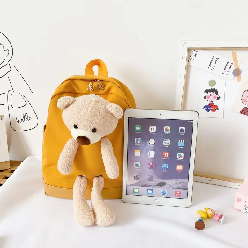 Ba lô mẫu giáo, dành cho bé trai và bé gái, trẻ em, độ tuổi: 3-6 tuổi, trọng lượng nhẹ, bảo vệ cột sống, giảm trọng lượng, siêu nhẹ, thích hợp cho giáo dục sớm cho Em Bé 5 bóp  baby three 7