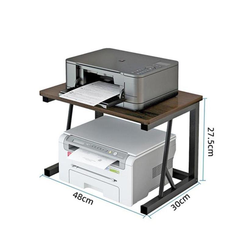 Desktop Printer Stand for Fax Machine Scanner Tabletop Wood Printer ...