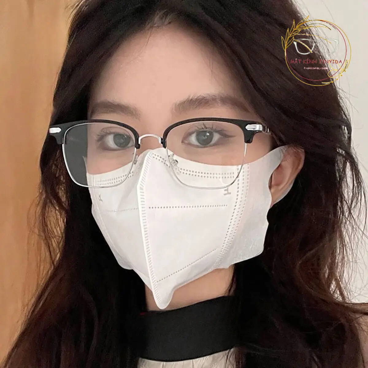 Mắt Kính cận thị form Clubmaster siêu xinh có 2 màu lựa chọn đầy đủ độ cận cho cả nam và nữ D106 Voi gọng  kính