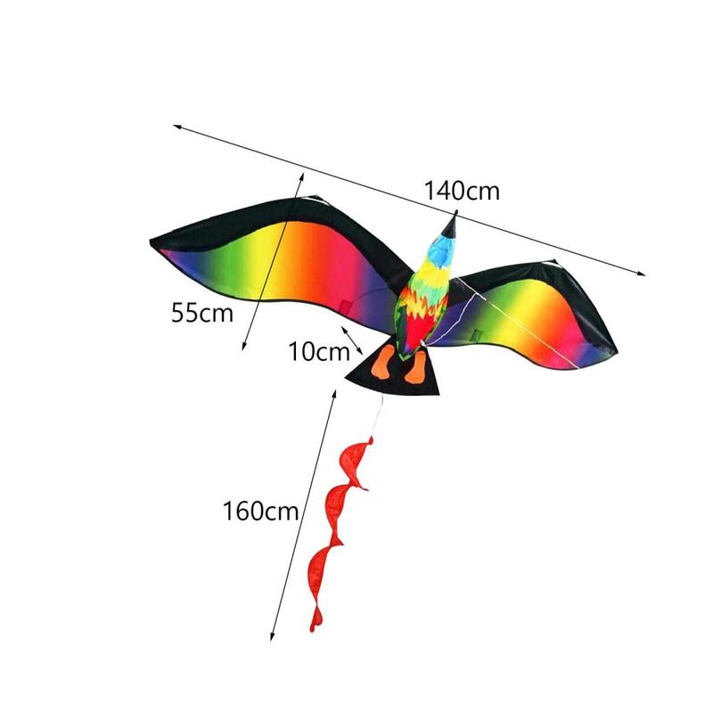Product Introduction of Diều Chim, 3D Đầy Màu Sắc, Diều Động Vật Sải Cánh Khổng Lồ, Có Đuôi, Thích Hợp Cho Người Mới Bắt Đầu, Thể Thao Chuyến Đi, Trò Chơi Kỷ Niệm Thời Thơ Ấu, Diều Bay, Đồ Chơi Cho Trẻ Em 0
