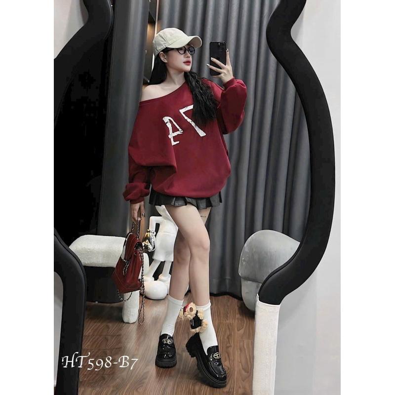  Áo Nỉ Sweater số 74 Lệch Vai BIGSIZE 40kg-65kg 
