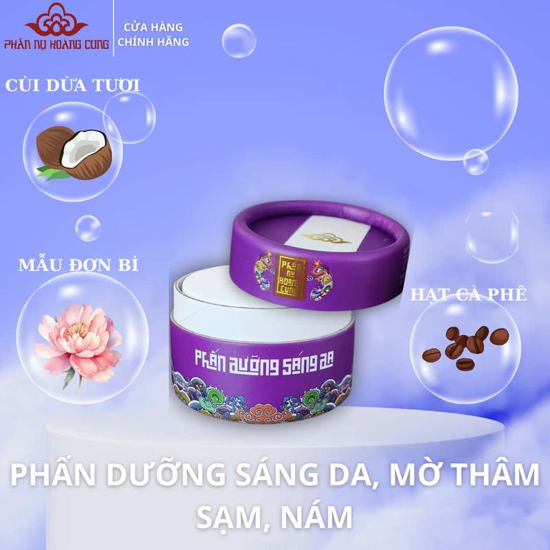 Phấn Dưỡng Sáng Da 25g - Dạng Nén Phấn Nụ Hoàng Cung Skincare Làm Đẹp Da Dưỡng Ẩm Da Nữ Women Chăm Sóc Da Serum