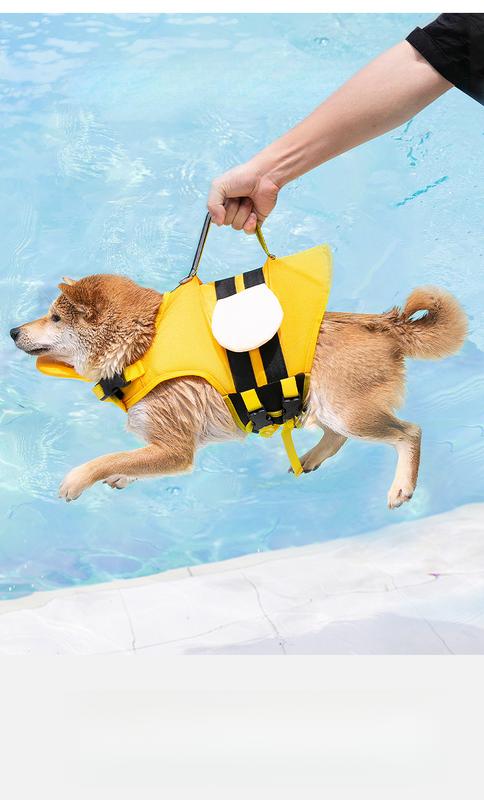 Product Introduction of Chomeo Dog Life Jacket, Universal Dog Swimsuit for Medium and Small Dogs, Pet Buoyancy Suit 3