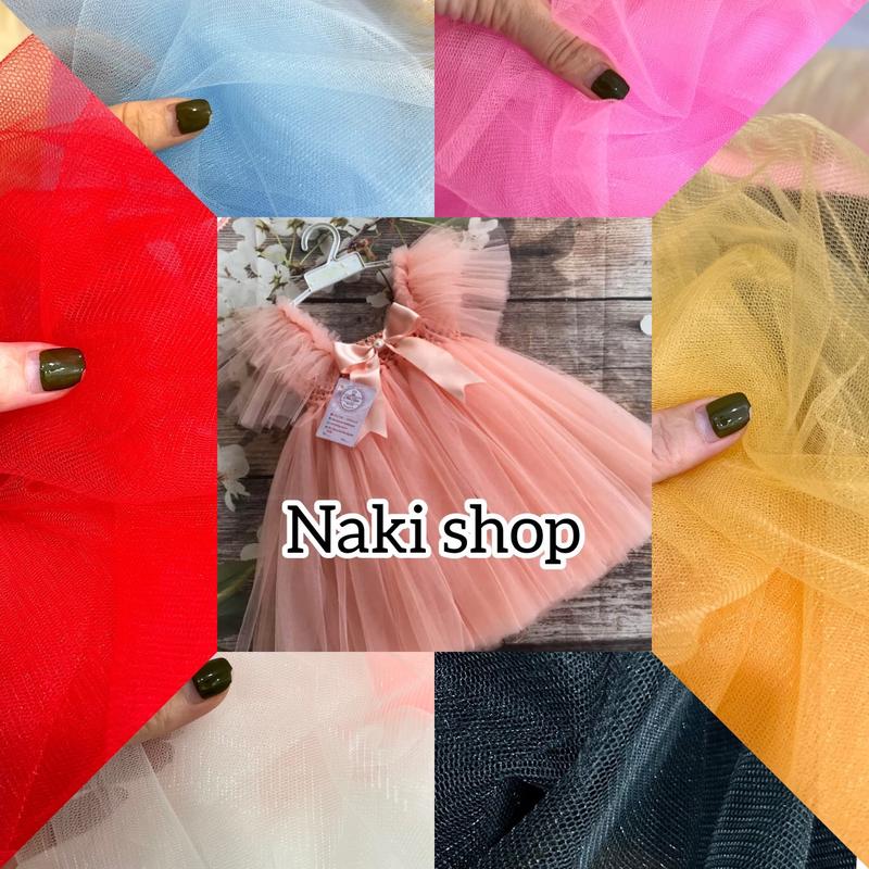  Vải voan lưới TUTU mềm mại co giãn không bị nhão may đầm trang trí tiệc chụp hình 