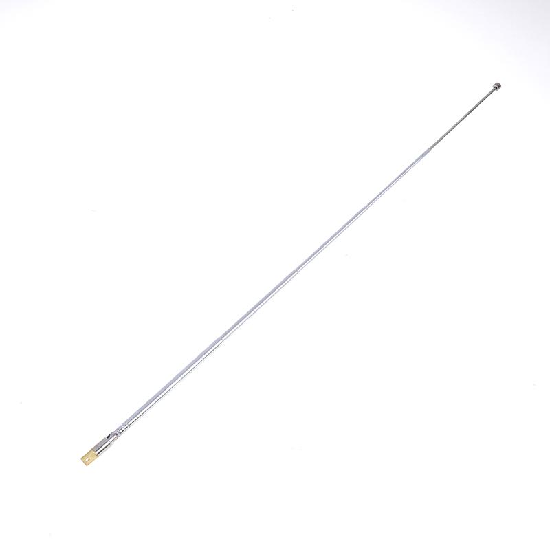 Product Introduction of 1Pc 37cm 5 Section Telescopic Stainless Steel AM FM Radio Universal Antenna 17