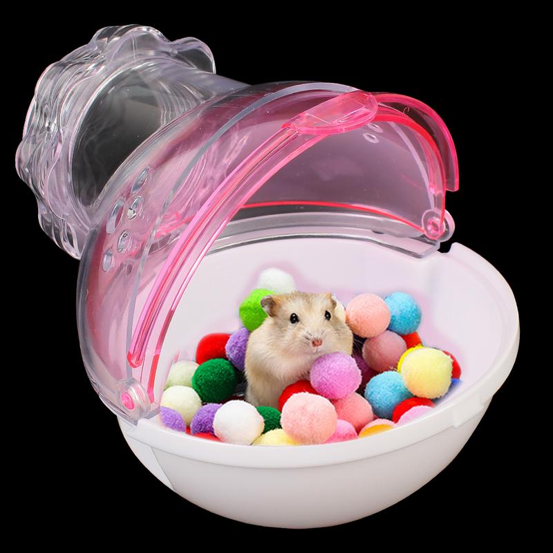 Product Introduction of 1pc Pet Hamster box Bath Sand Room House Bathroom Cage Box For Hamster Mouse Toilet 4