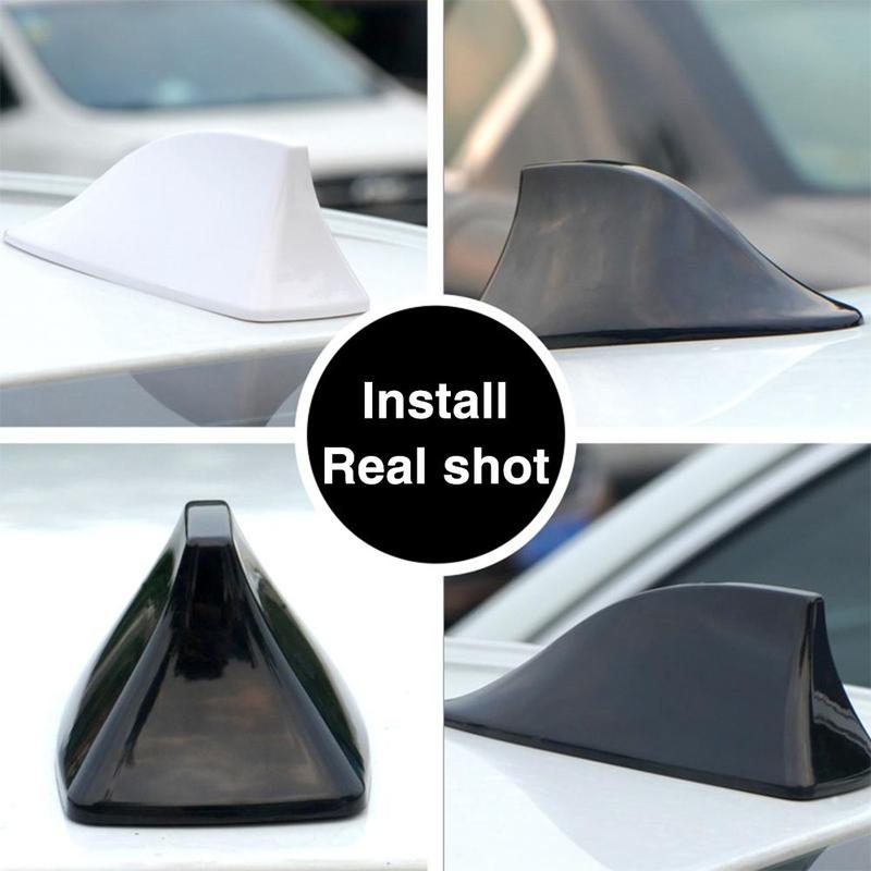 Product Introduction of Aileron De Signal FM Universel Pour Voiture Shark Antenna, Self-Adhesive Car Top FM Radio Signal, The Decorative Shark Fin Antenna For Car, SUV, Truck, Van 19