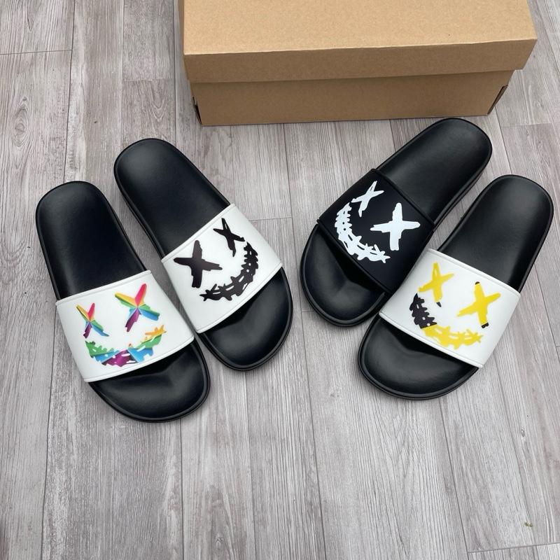 Dép phong cách COOl ngầu nhiều màu đẹp - năng động .chất liệu cao su non - đế chóng trơn trượt (36_44) nam đế bằng DéP Slipper 2