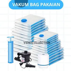 Plastik Vacuum Baju Vacum Bag Alat Vacum Baju Dan Plastik Nya Vacum Baju Pompa Organizer Bag Storage Bag