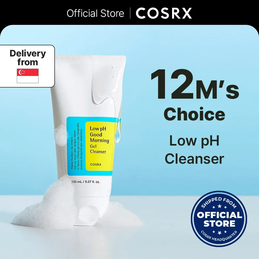 [COSRX OFFICIAL] Low pH Good Morning Gel Cleanser 150ml, BHA 0.5%, Tea Tree Leaf Oil 0.5%, Daily Mild Cleanser for Sensitive Skin 20ml/50ml/150ml/mini duo kit Cleansing Facial Skincare Exfoliate