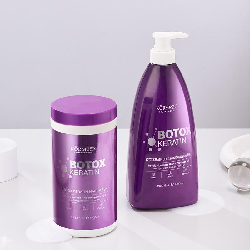 Product Introduction of KORMESIC Keratin Large Capacity Shampoo for Moisturizing and Preventing Split Hair Mask Conditioner Haircare 3