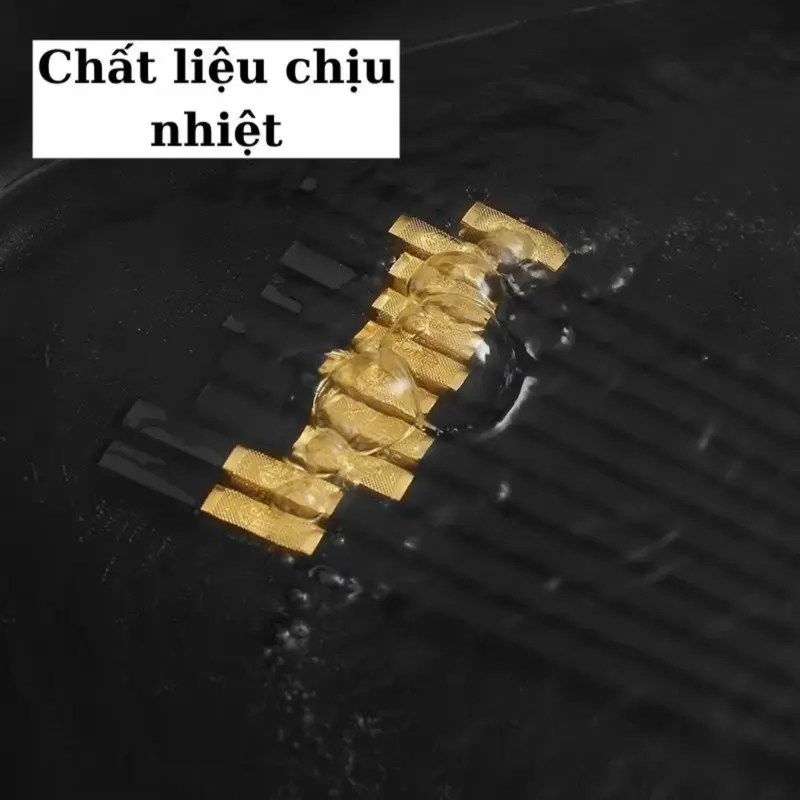 [Combo] 50 đôi Đũa Mạ Vàng Đũa mạ vàng 50 đôi Hàn Quốc Nhựa Đen Nhật Cao Cấp Chống Trơn Chống Mốc Chịu Nhiệt Độ 4
