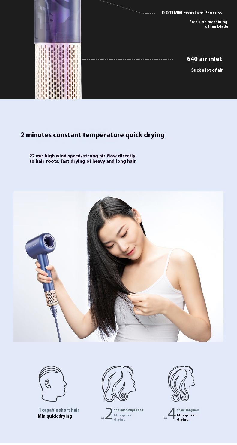 Product Introduction of Negative ion hot air comb, hair dryer, straight hair comb, curling iron, large hair dryer, hair dryer, electric hair dryer, high-speed hair dryer 19