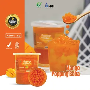 Popping Boba MANGO 1kg Topping Minuman Boba Mangga 1 kg