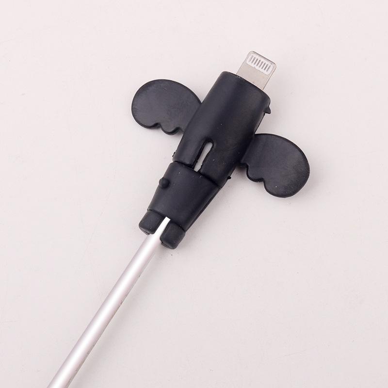 Product Introduction of Little Angel Data Cable Protector,Anti-Break Charging Cable Sleeve,Mobile Phone Wire Connector,Student Cartoon Design 7