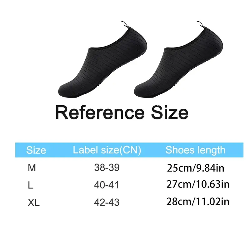Unisex Quick Drying Water Shoes, 1/3 Pairs Anti-slip Beach Shoes, Lightweight Breathable Sports Shoes for Swimming, Yoga, Fitness, Running, Fishing, Diving 1