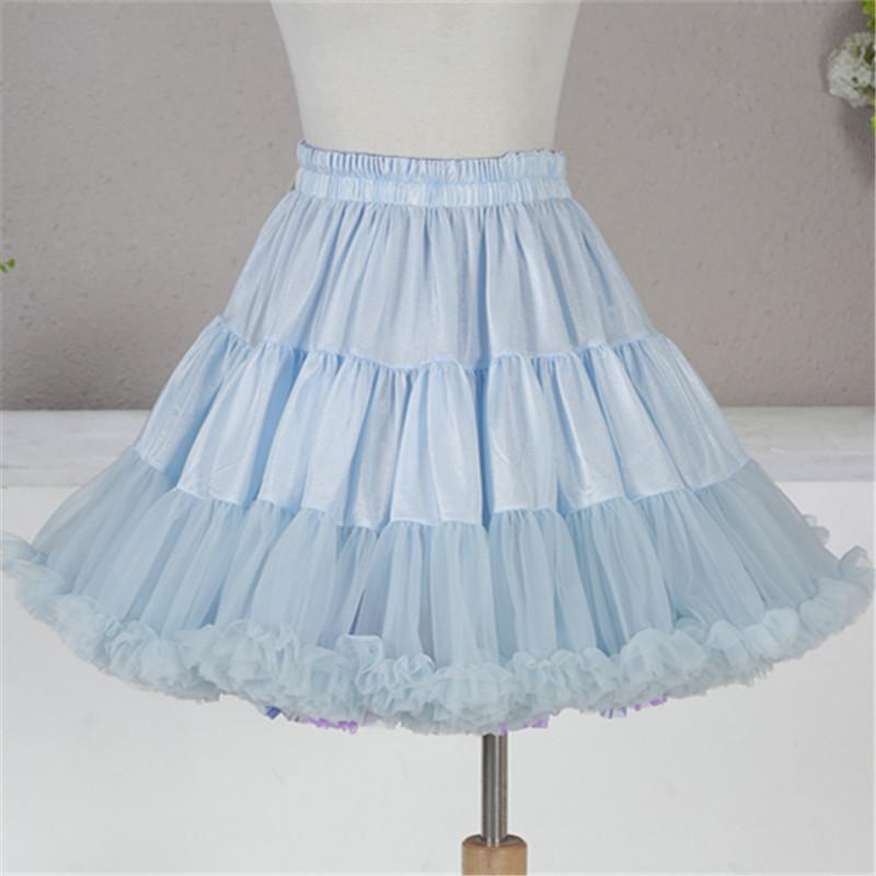 Product Introduction of Plus Size TUTU skirt lolita skirt support rainbow fart parent-child soft yarn lolita dress cotton candy mesh half skirt 9