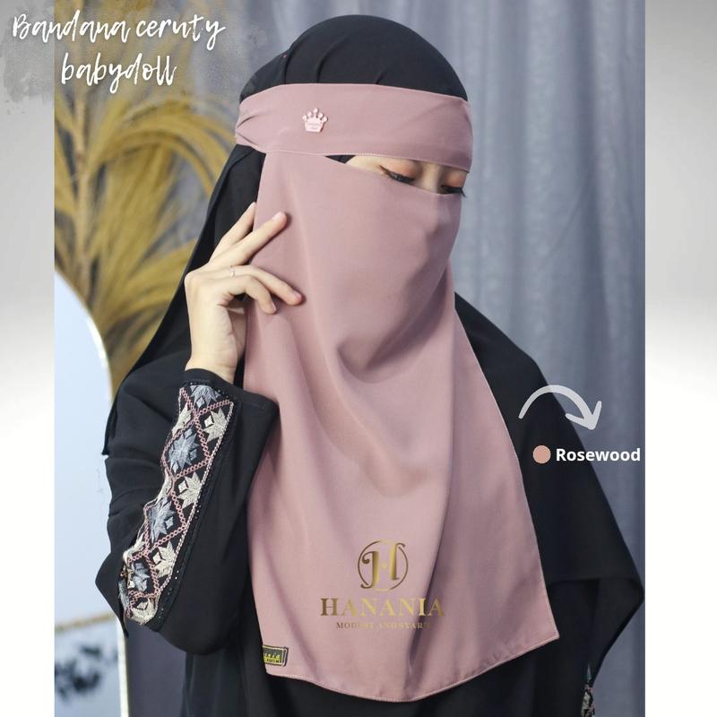 Cadar/niqab bandana ceruty babydoll warna by hanania 6
