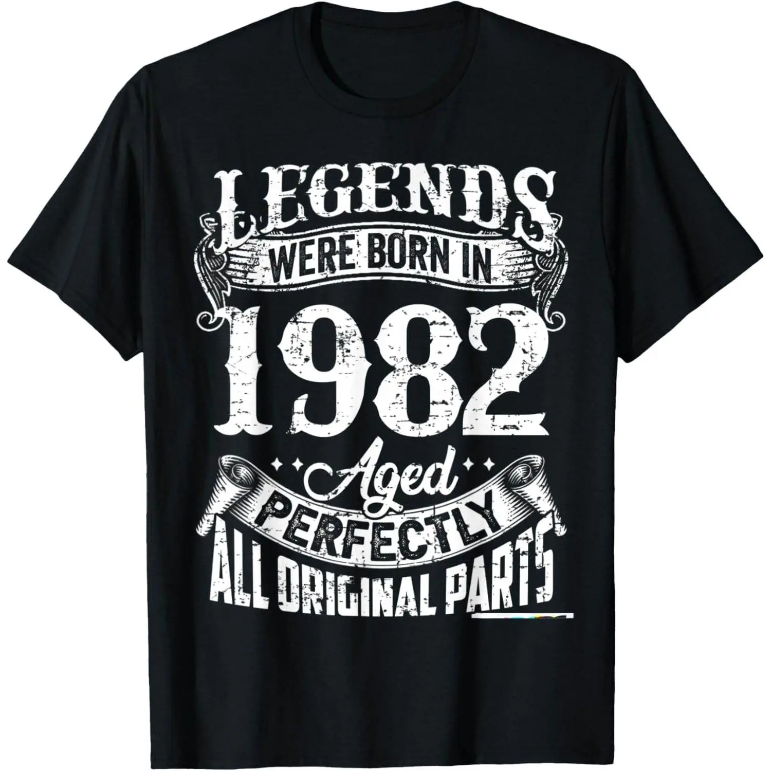 Áo Phông Legends Cổ Điển Sinh Năm 1982, Kỷ Niệm 40 Năm, Phong Cách Thường Ngày ngắn Tay, In Họa Tiết Thời Trang, Làm Bằng Bông, Thích Hợp Cho Sinh Nhật Lần Thứ 40
