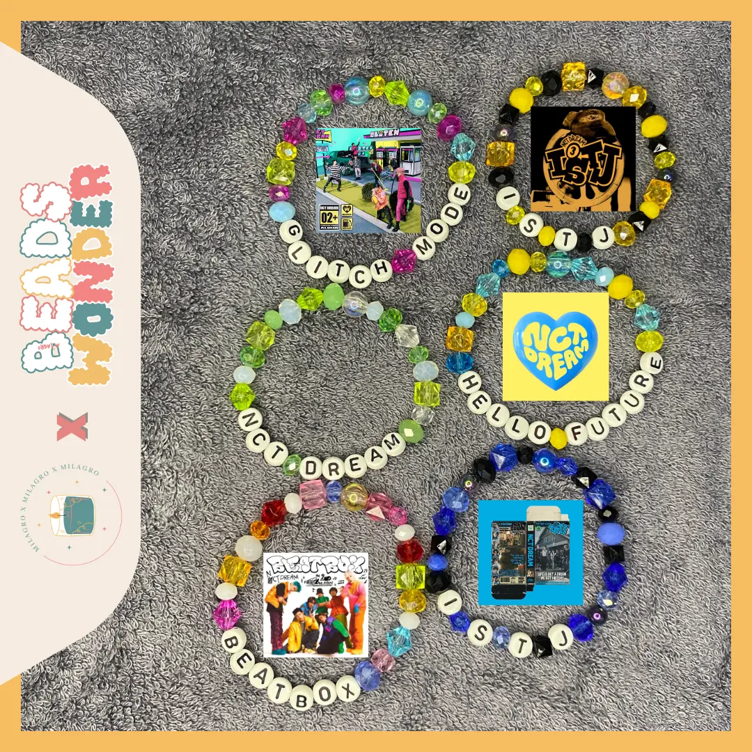 Beads Wonder NCT DREAM Album Bracelet | Gelang Elastis | Friendship Bracelet
