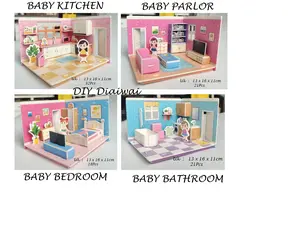 Puzzle 3D DIY bahan foam & paper mainan puzzle edukasi anak - BABY