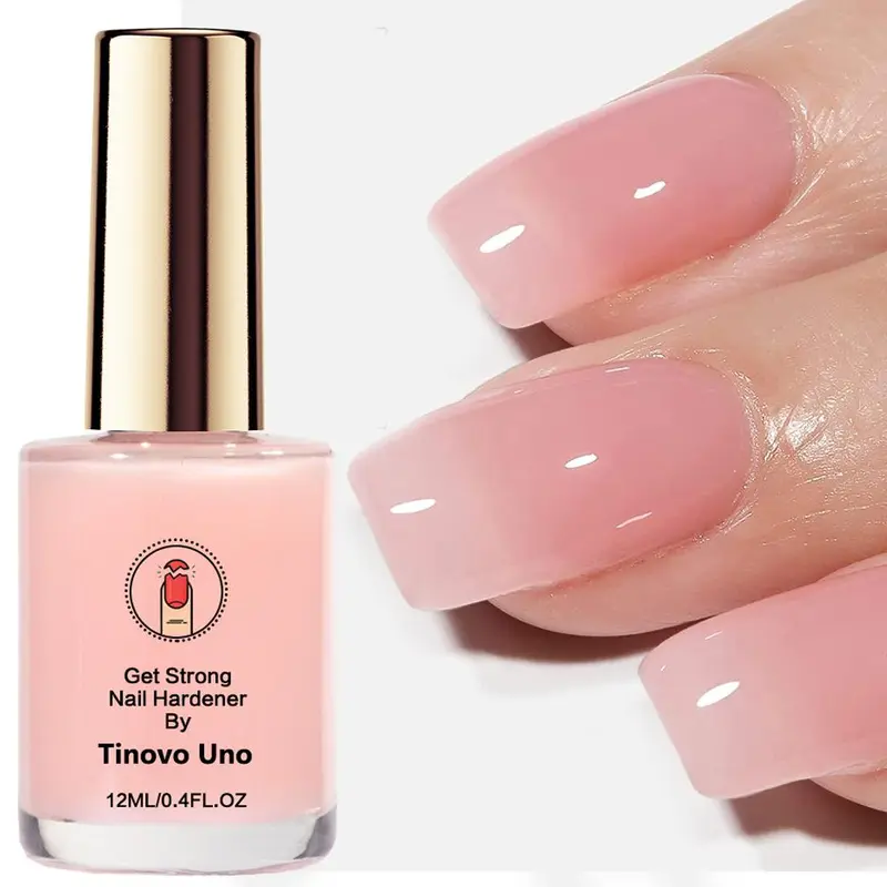 Product Introduction of 12ML Get Strong Nail Strengthener, Natural Pink LED Gel Polish, Fast Drying & Long Lasting Glossy Finish, Nail Care Solution for Weak & Thin Nails 0