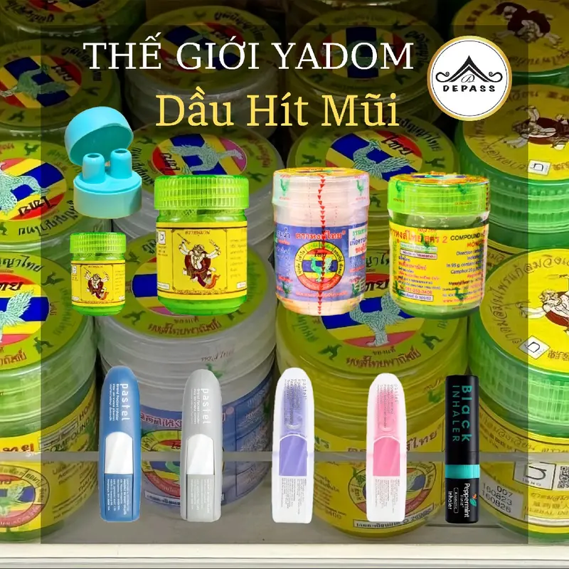 Lọ Hít Mũi Thảo Dược Thái Lan SIÊU TO KHỔNG LỒ, Hít Mũi Hong Thai, Hít Xoang 0