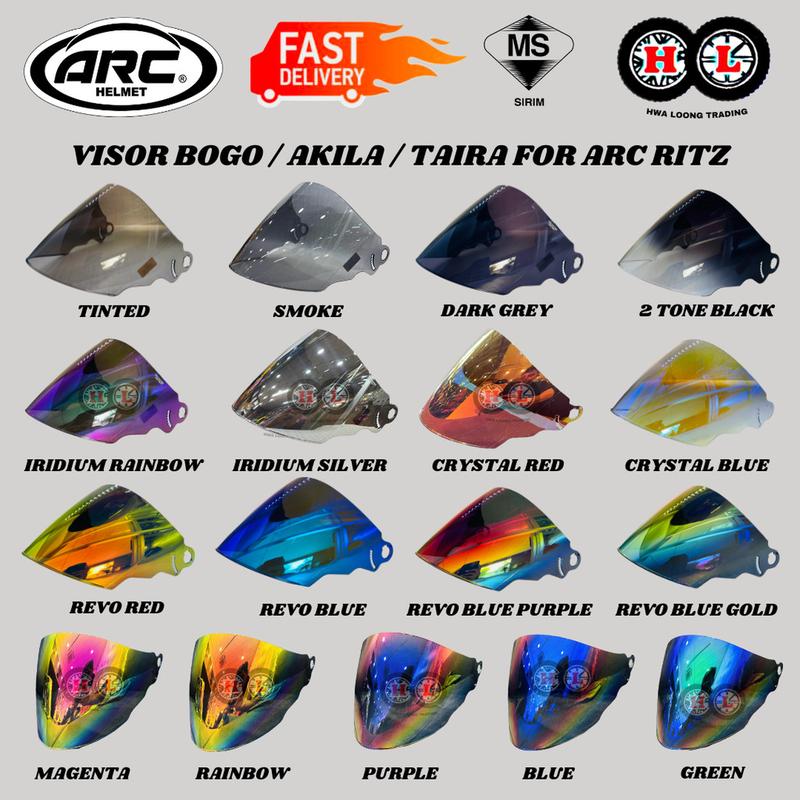 VISOR ARC RITZ TWO TONE / YF1 / AR4 / YF DRAGON - VISOR SIAN - TikTok ...