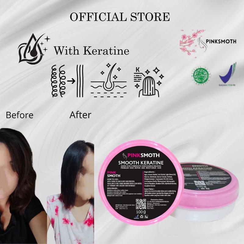 PELURUS RAMBUT TREVEL SIZE 100ML - PINKSMOTH KERATINE AMPUH 1