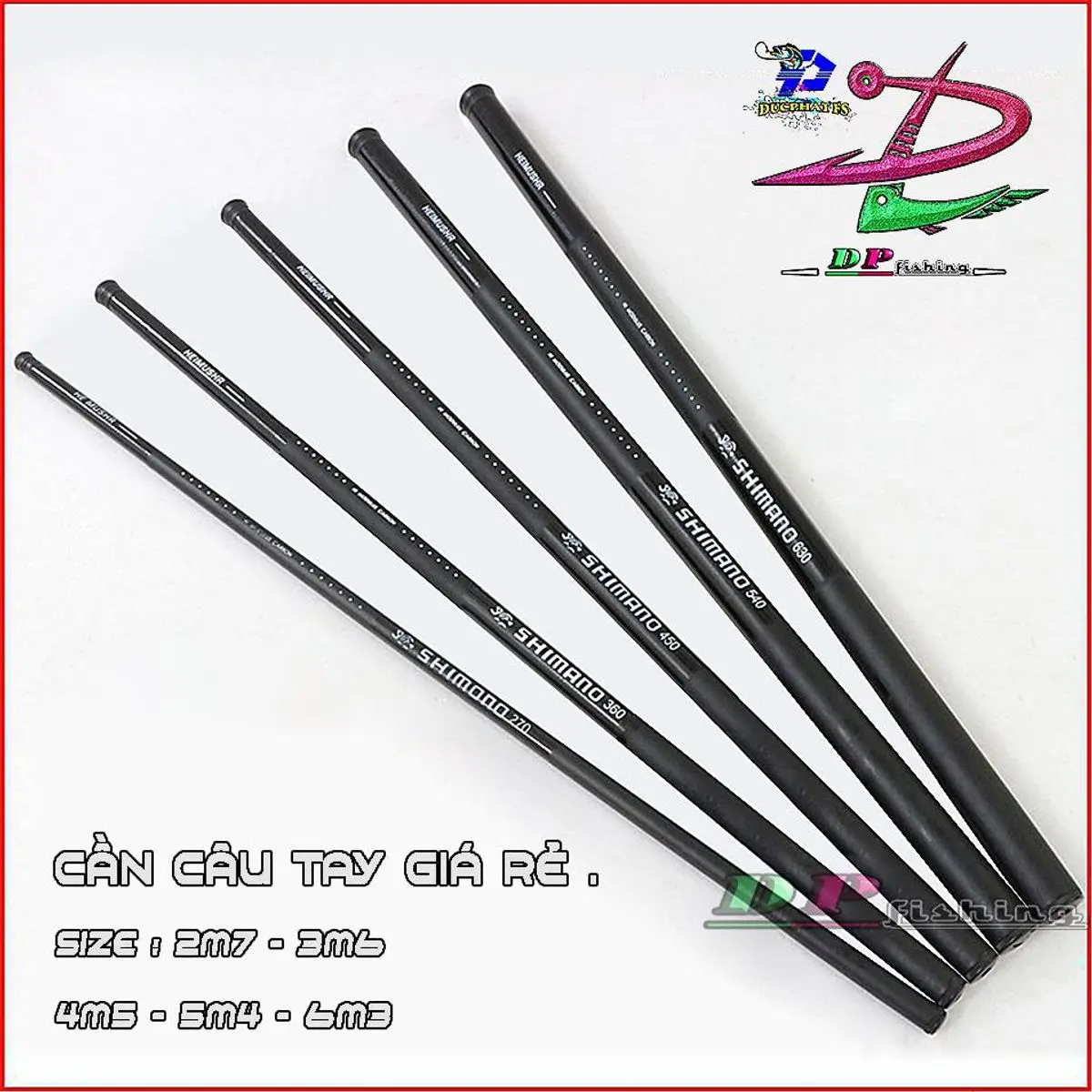 Cần câu tay giá siêu rẻ { CHÚ Ý KÍCH THƯỚC THỰC TẾ NGẮN HƠN 40-50CM } DA Bắt Cá Đi Câu Fishing Câu Cá Ca Fish