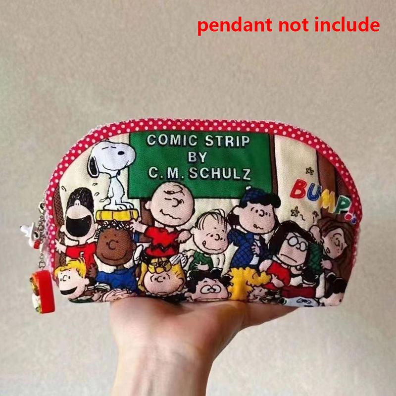 กระเป๋าใส่ปากกาพิมพ์ลายการ์ตูนน่ารัก Snoopy พร้อมเครื่องเขียนความจุขนาดใหญ่ เหมาะสำหรับนักเรียนและขอ