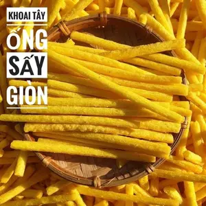 Khoai Tây Ống Sấy Giòn túi 500g đặc sản Đà Lạt