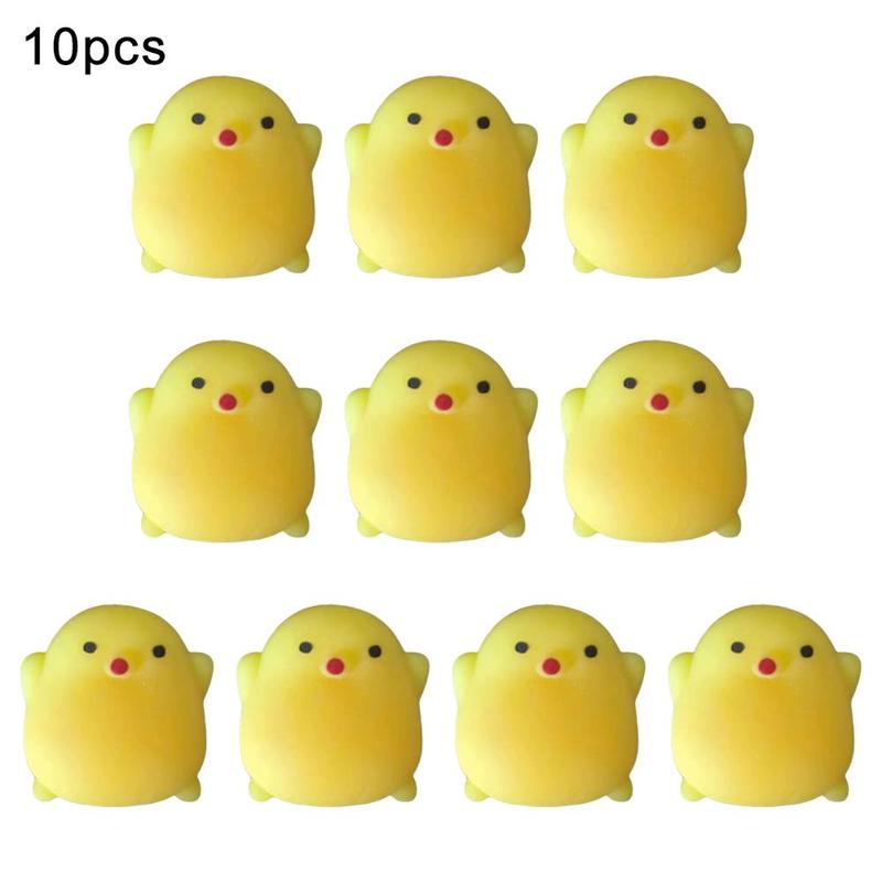 Cute Mini Chick Squeeze Toy Squeeze Bubbles Toys Fidget Toys Pinch Kneading Toy Stress Reliever Toys Kid Party Favor 3