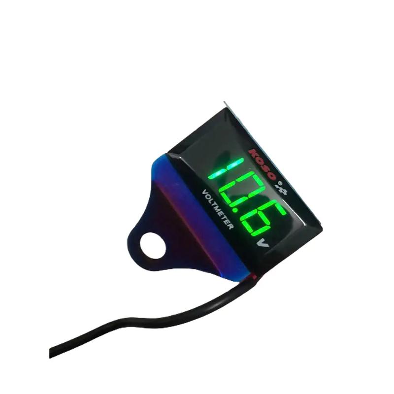 Đồng hồ báo Volt Koso chống nước bản cao cấp 5-150 vol báo vôn xe điện xe máy Phụ Kiện Phụ Tùng