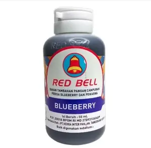 Red Bell Pasta Blueberry 55ml RedBell Perisa Bluberi dan Pewarna Makanan