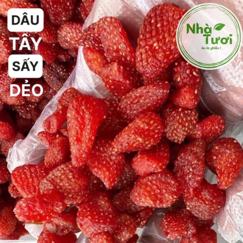 Dâu Tây Sấy Dẻo Chua Ngọt LOẠI NGON XUẤT KHẨU Vườn Tươi Food
