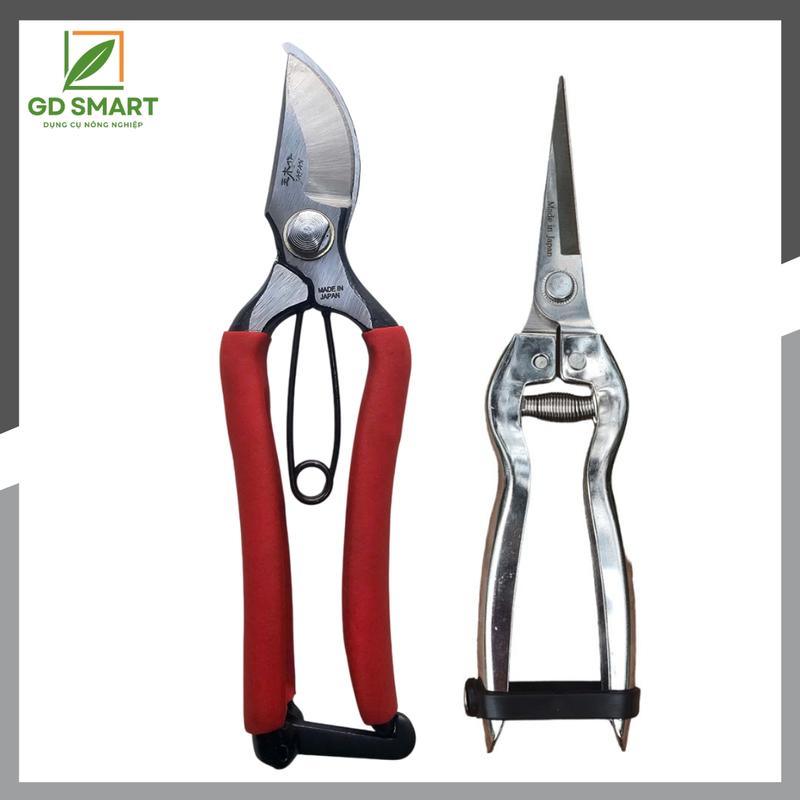 (Hàng xịn) Kéo Cắt Cành Tỉa Cành Kéo Đúc Thép Đen Nhật Bản - Dụng cụ Nông Nghiệp GD Smart
