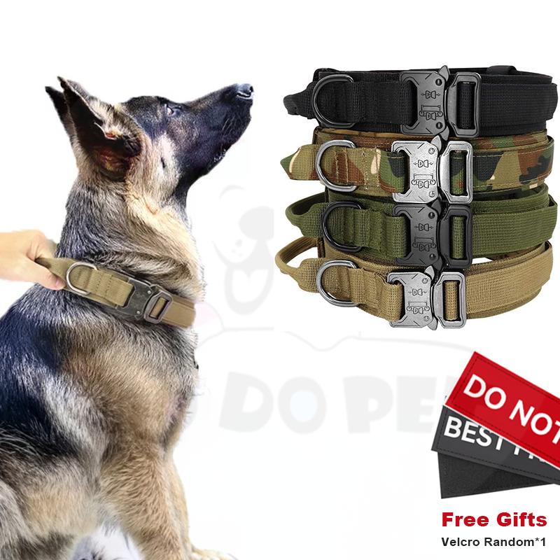  DODO Bộ Dây Xích Cổ Chó Lớn K9 Nylon Bền Có Thể Điều Chỉnh Huấn Luyện Đi Bộ Phụ Kiện Thú Cưng Thích Hợp Cho Chó Vừa Và Lớn 