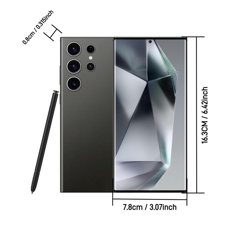 SOYES 6.75 Inch Smartphone, 128GB ROM+4GB RAM, 4G Network, Octa Core Processor, Dual SIM, 4000mAh Battery, Built-in Stylus, Digital, Camera, Portable 1
