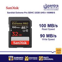 Gambar Sandisk Extreme Pro SDHC 32GB UHS-I 4K 100MB/S SD Card dari Sentra Digital Kota Surabaya 1 Tokopedia