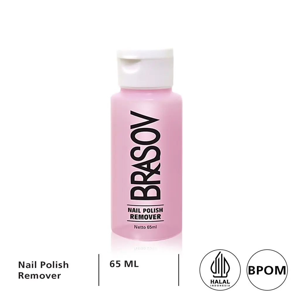 BRASOV Nail Polish Remover 65ml || Pembersih Cat Kuku || Penghapus Kutek Murah Original