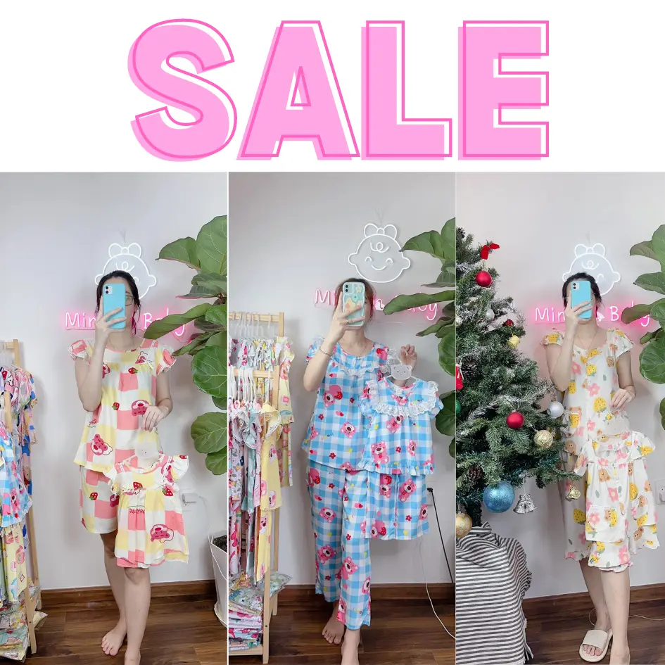 SALE LẺ SIZE 40kg-68kg đồ tole lanh size lớn MinMin Baby KHÔNG ĐỔI TRẢ