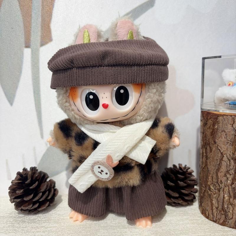 Product Introduction of New original Rabubu pendant doll clothes Labubu dolls wearable dress-up doll toys clothes set 23