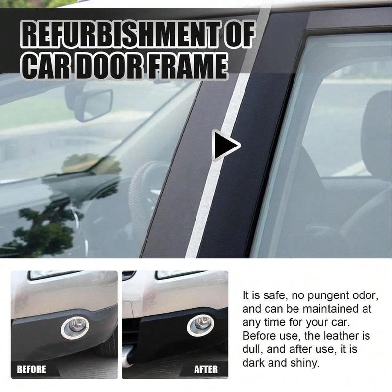 Car Interior Restorer Cream with Sponge, Car Interior Cleaning & Polishing Cream, Professional Car Interior Care Product 7