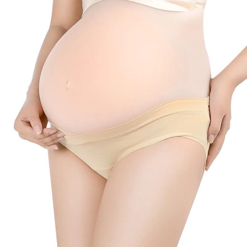 Breathable Pregnant Women's Low Waist Underwear U-shaped Belly Support Fashion Avant-garde Seamless Pants 3