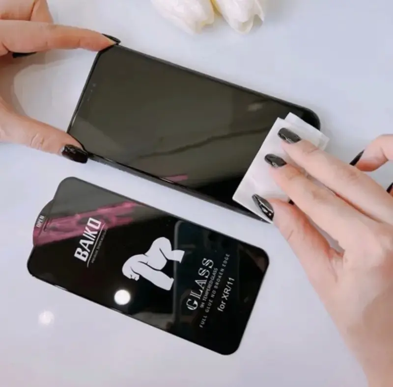 [COMBO 3 TẶNG 1 TRONG SUỐT] Kính cường lực iphone TRONG SUỐT KINGKONG BAIKO màng che bụi cho iPhone 15 14 11 pro max/ 12/ 13 promax/ x/ xr/ xs max/11/ 6/6s/7/8 plus/xsmax Phụ Kiện 4