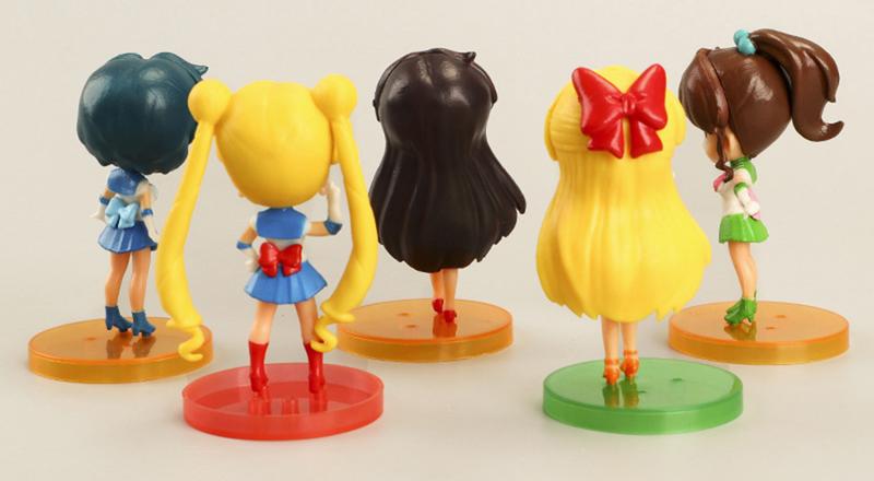 Product Introduction of Bộ 05 Mô hình Thủy thủ Mặt Trăng - Sailor Moon cao 8.5 cm (Mẫu 02) 4